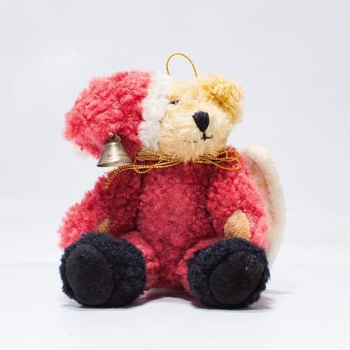 Vintage 1990's THE BOYS COLLECTIONS Plush Angel Teddy Bear Christmas Ornament 6" - Thumbnail 8