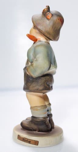 GOEBEL HUMMEL W. Germany "Brother" Hand Painted Porcelain Figurine Vintage TMK3 - Thumbnail 4