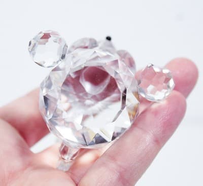 Small Fine Crystal Glass Collectible Squirrel Animal Figurine 3" Tall - Thumbnail 6