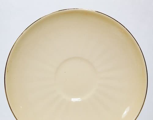 FIGGJO FLINT Norway Vintage Yellow And Gold Demitasse Porcelain Cup & Saucer - Thumbnail 5