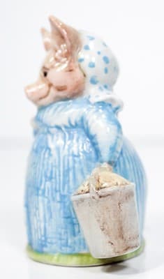 BESWICK ENGLAND Beatrix Potter "Aunt Pettitoes" Pig Porcelain Figurine - Thumbnail 4