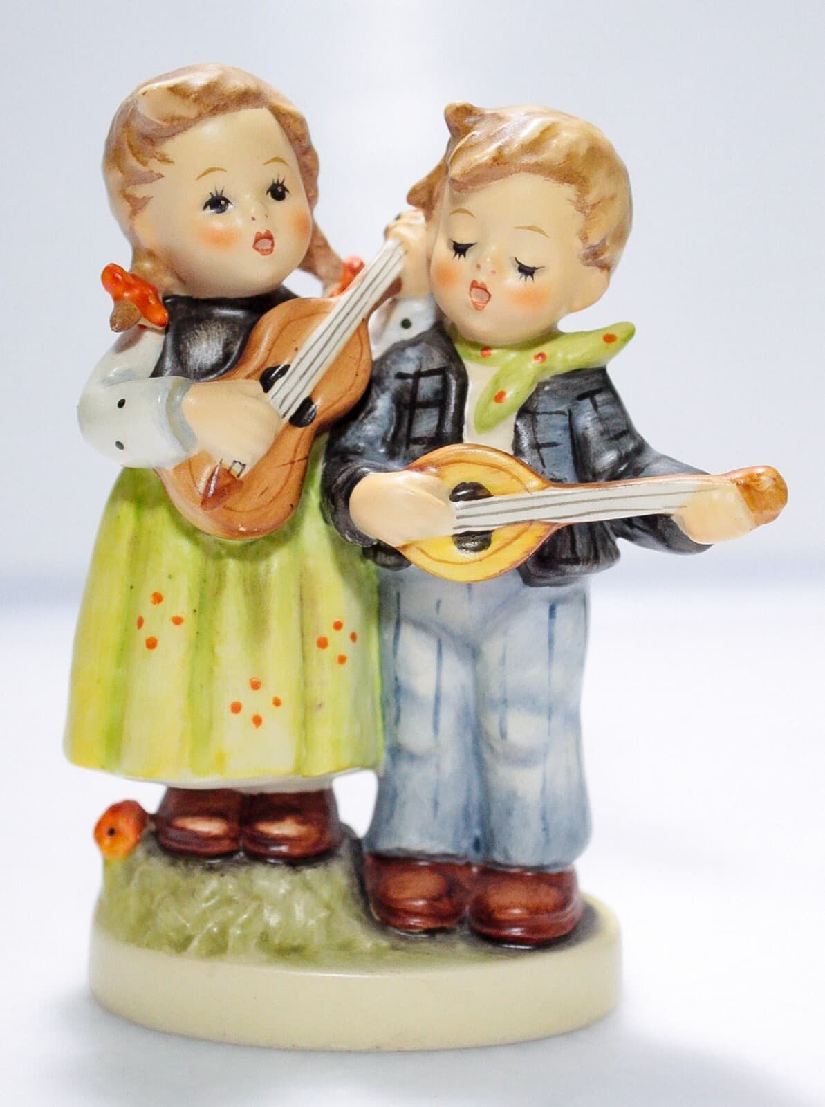 GOEBEL HUMMEL Germany "Happy Days" Hand Painted Porcelain Figurine TMK5 - Thumbnail 5