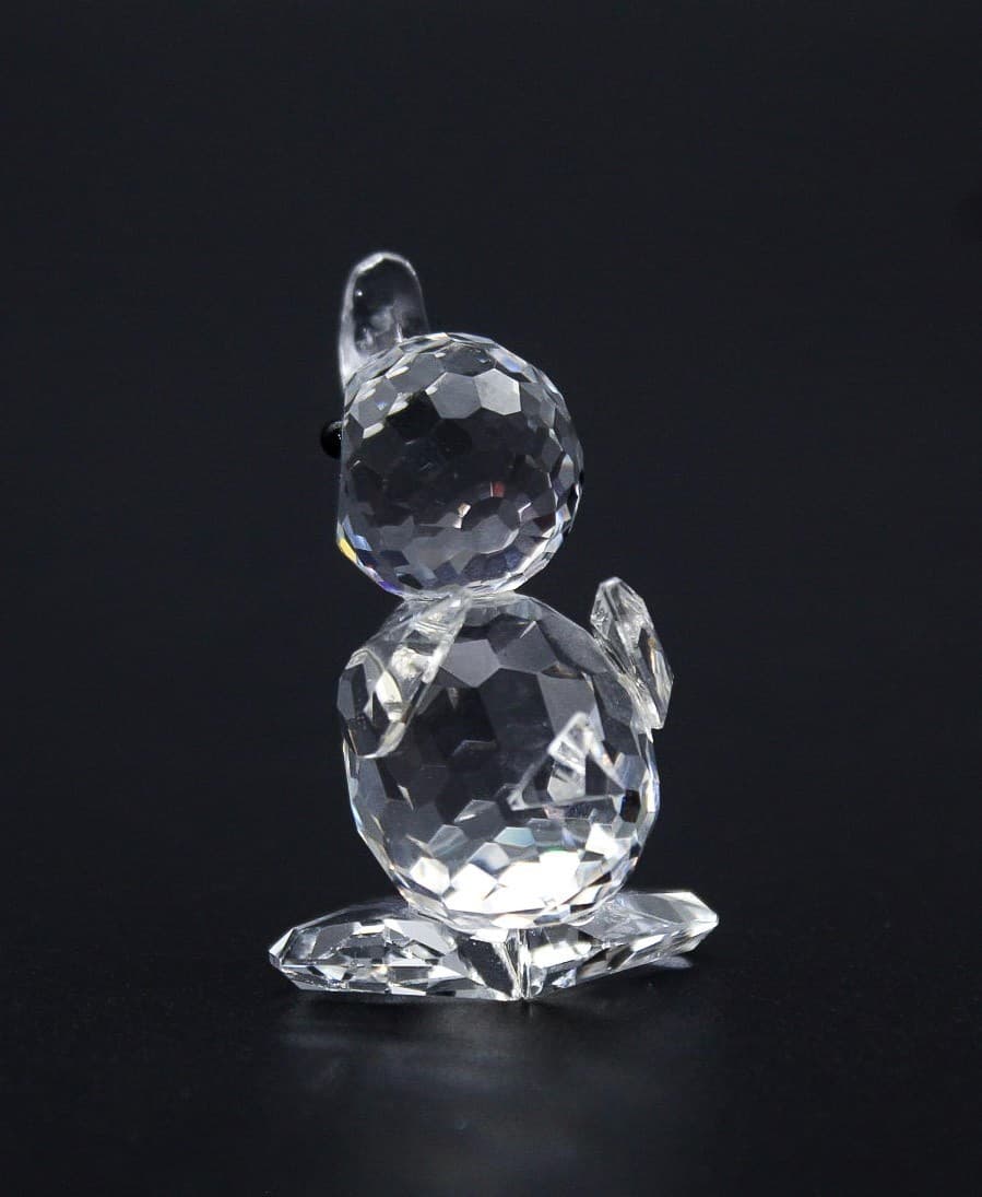 Swarovski Mini Drake Duck Fine Faceted Crystal Austrial Display Figurine Vintage - Thumbnail 4