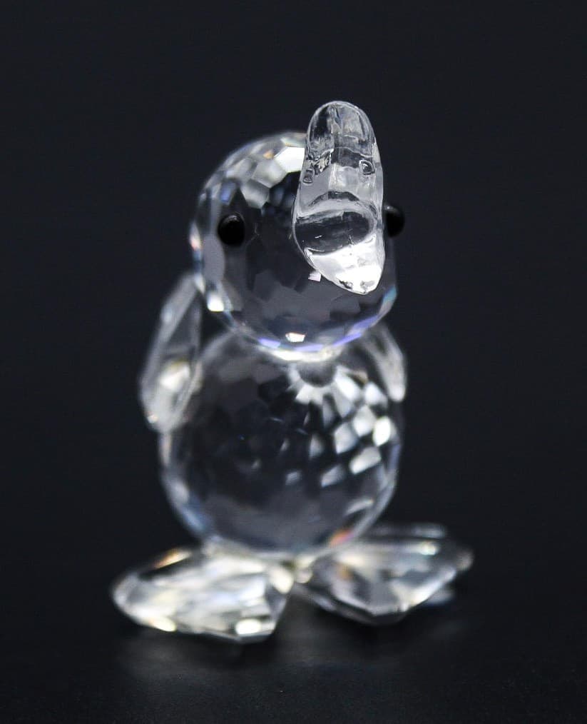 Swarovski Mini Drake Duck Fine Faceted Crystal Austrial Display Figurine Vintage - Thumbnail 6