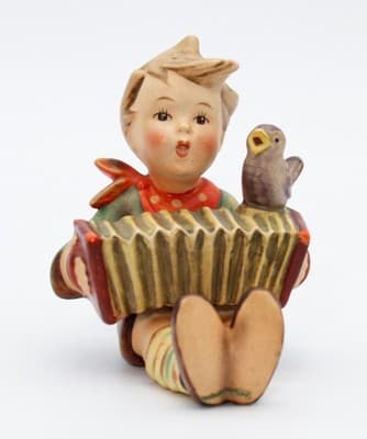 Hummel Goebel Let's Sing West Germany Vintage Porcelain Figurine TMK2 - Thumbnail 9