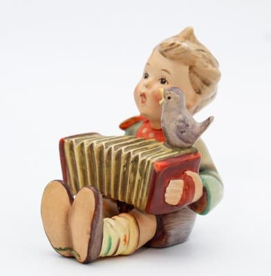 Hummel Goebel Let's Sing West Germany Vintage Porcelain Figurine TMK2 - Thumbnail 4