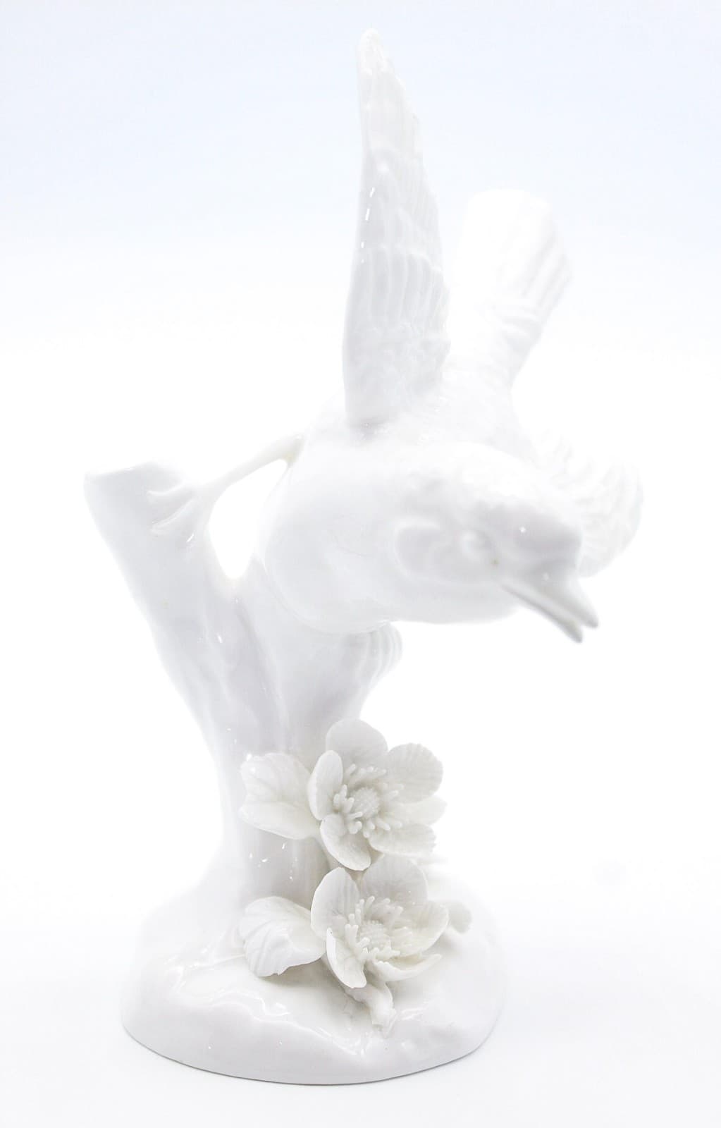 Vintage England J.T. Jones Crown Staffordshire Bone China White Bird Figurine - Thumbnail 5