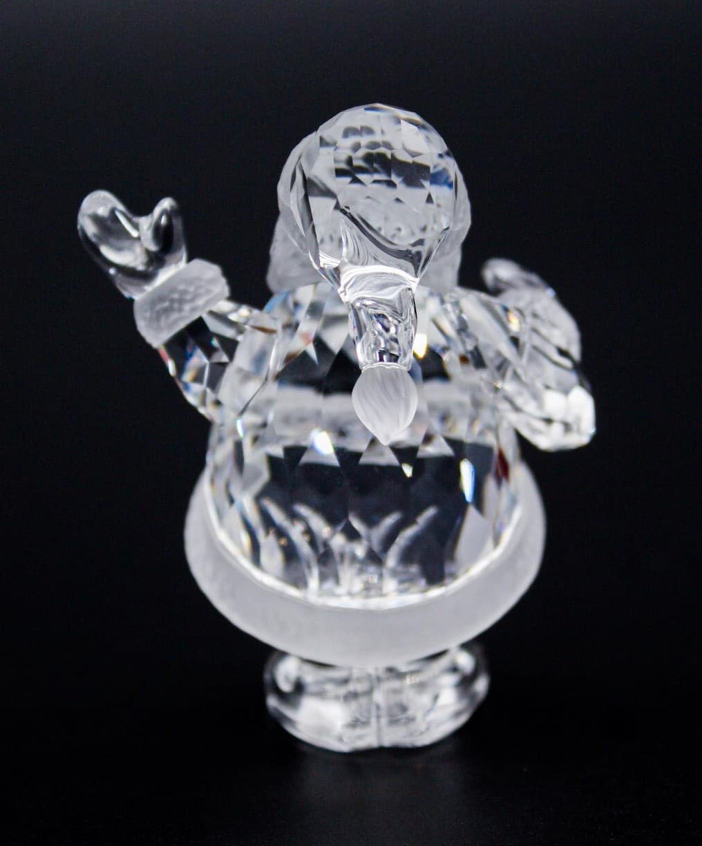 Swarovski Crystal Retired Blue Eyes Santa Claus Figurine 221362 - Thumbnail 6