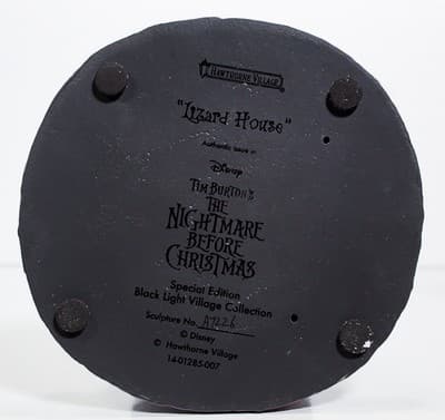 HAWTHORNE VILLAGE "Lizard House" The Nightmare Before Christmas Halloween COA - Thumbnail 12
