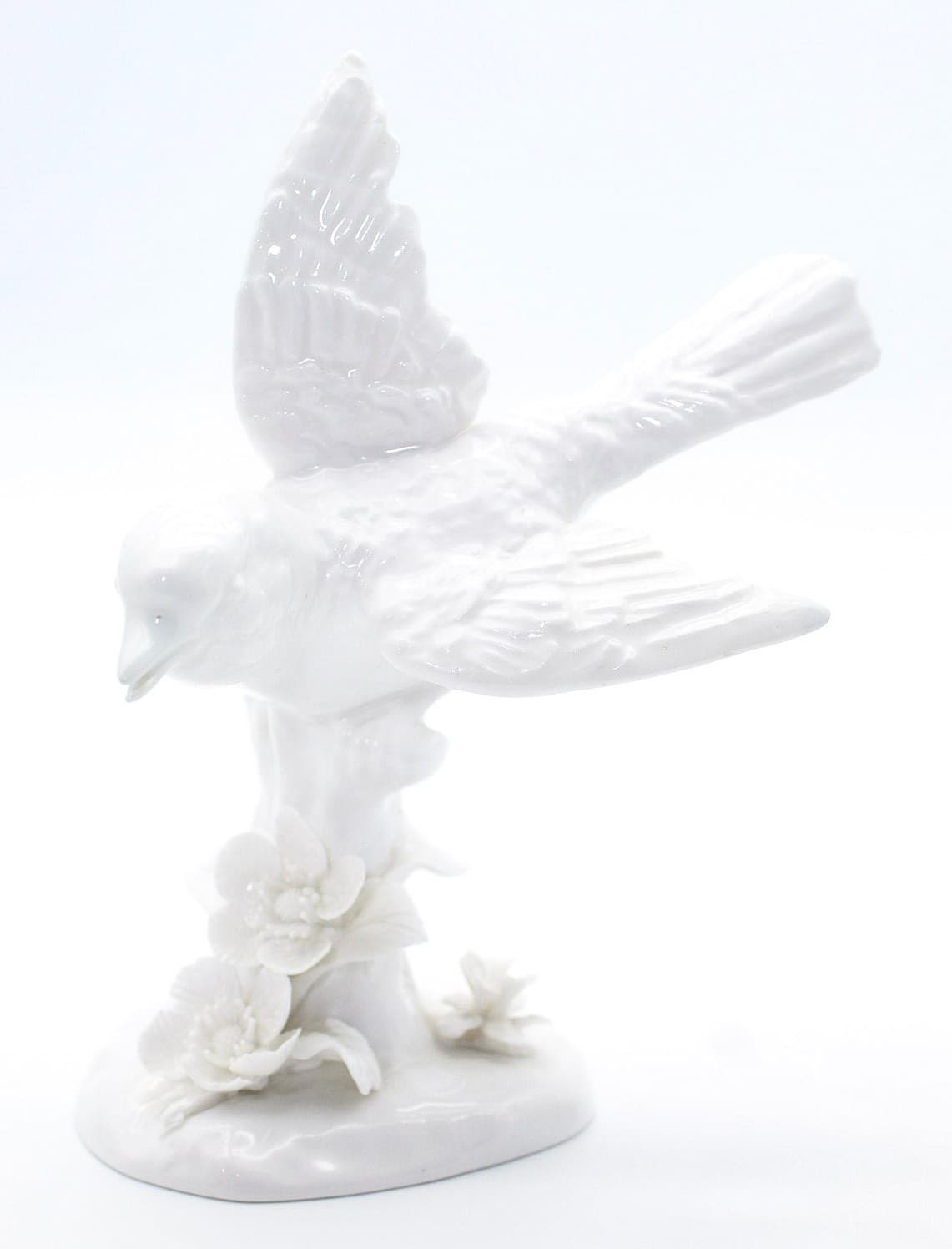 Vintage England J.T. Jones Crown Staffordshire Bone China White Bird Figurine - Thumbnail 10