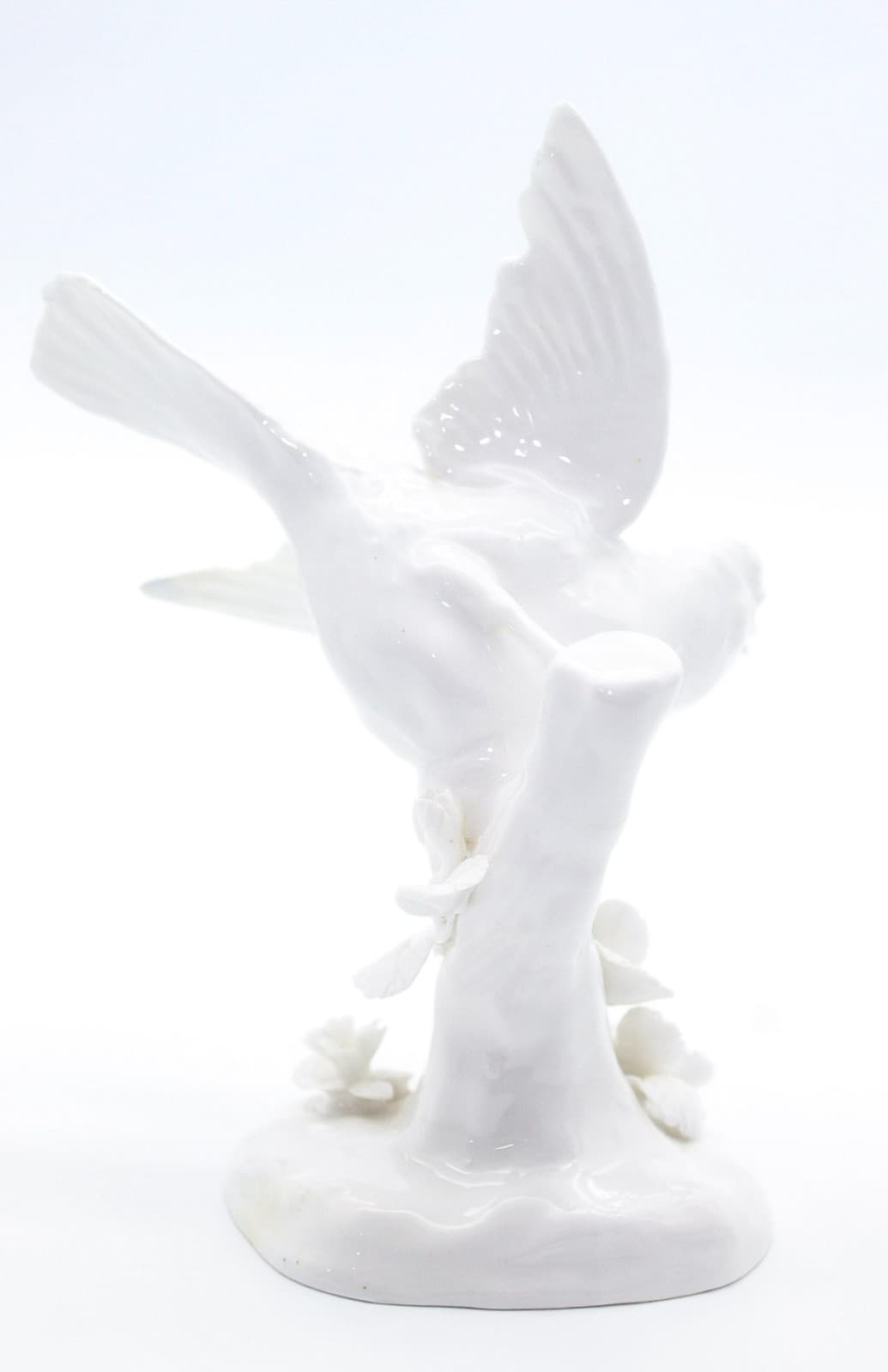 Vintage England J.T. Jones Crown Staffordshire Bone China White Bird Figurine - Thumbnail 6