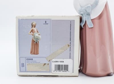 Lladro The Dreamer Pamela Plantada Made In Spain Porcelain Figurine With Box - Thumbnail 4