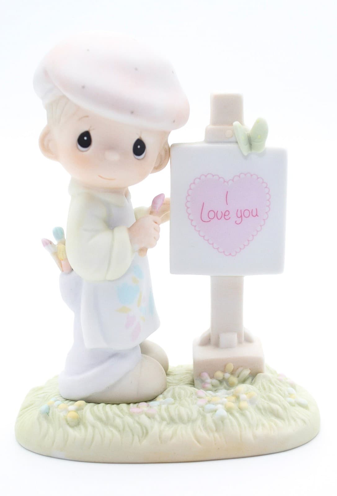 Precious Moments Loving You Dear Valentine Enesco Porcelain Figurine 1986 - Thumbnail 9