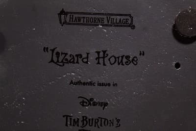 HAWTHORNE VILLAGE "Lizard House" The Nightmare Before Christmas Halloween COA - Thumbnail 13