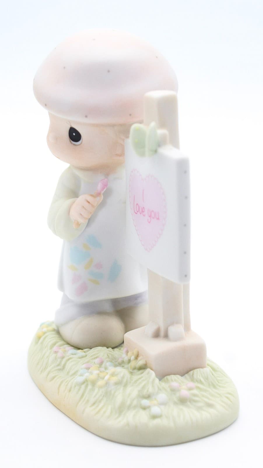 Precious Moments Loving You Dear Valentine Enesco Porcelain Figurine 1986 - Thumbnail 5