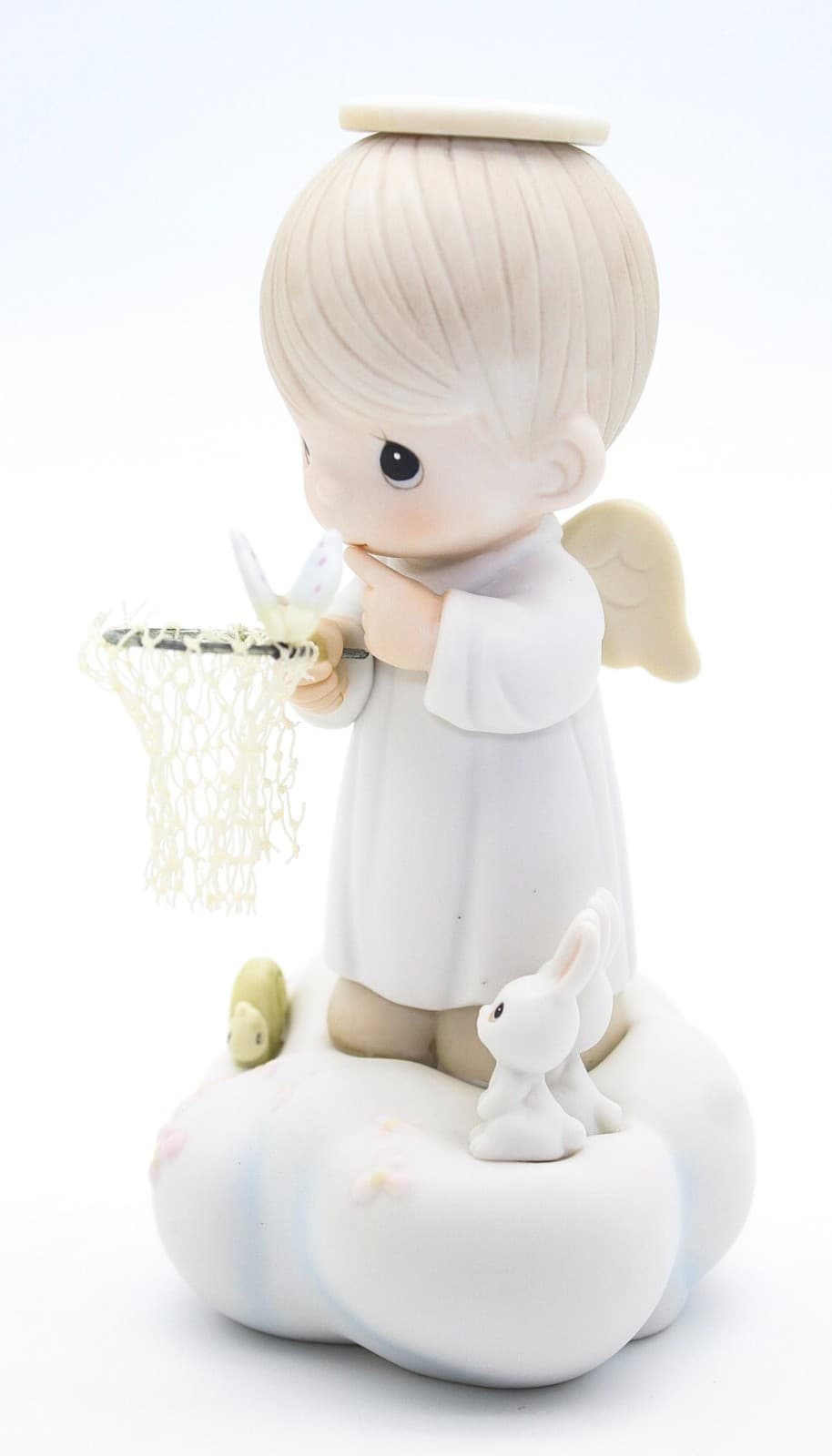 Precious Moments I'm So Glad You Fluttered Me Into My Life Porcelain Figurine - Thumbnail 2
