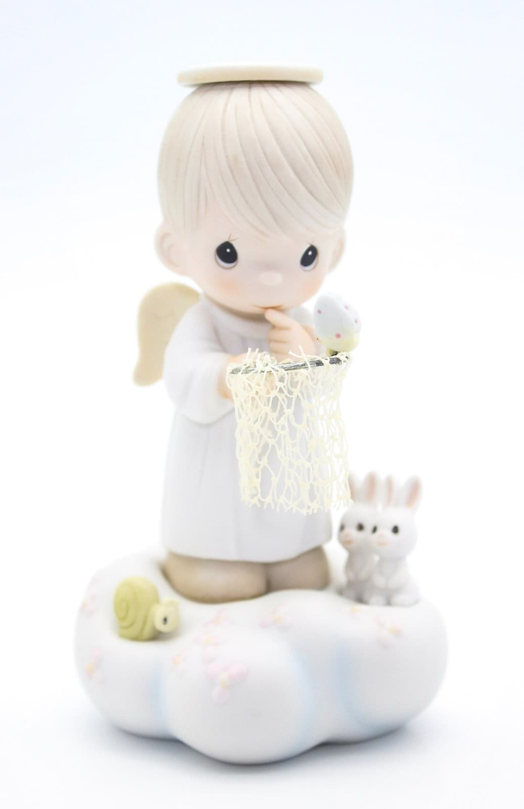 Precious Moments I'm So Glad You Fluttered Me Into My Life Porcelain Figurine - Thumbnail 8