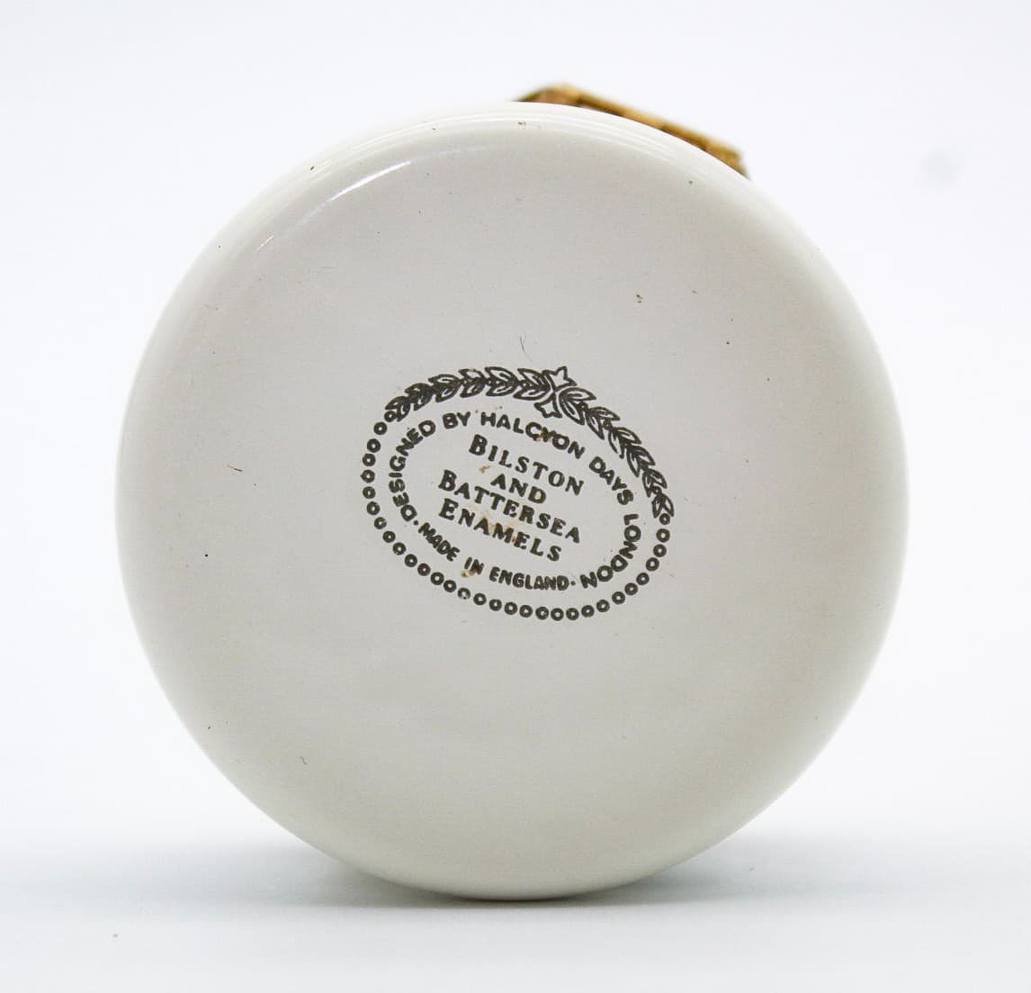 Halcyon Days Bilston & Battersea Enamels 1975 Christmas Enamel Trinket Box - Thumbnail 3