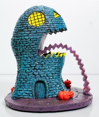 HAWTHORNE VILLAGE "Lizard House" The Nightmare Before Christmas Halloween COA - Thumbnail 8