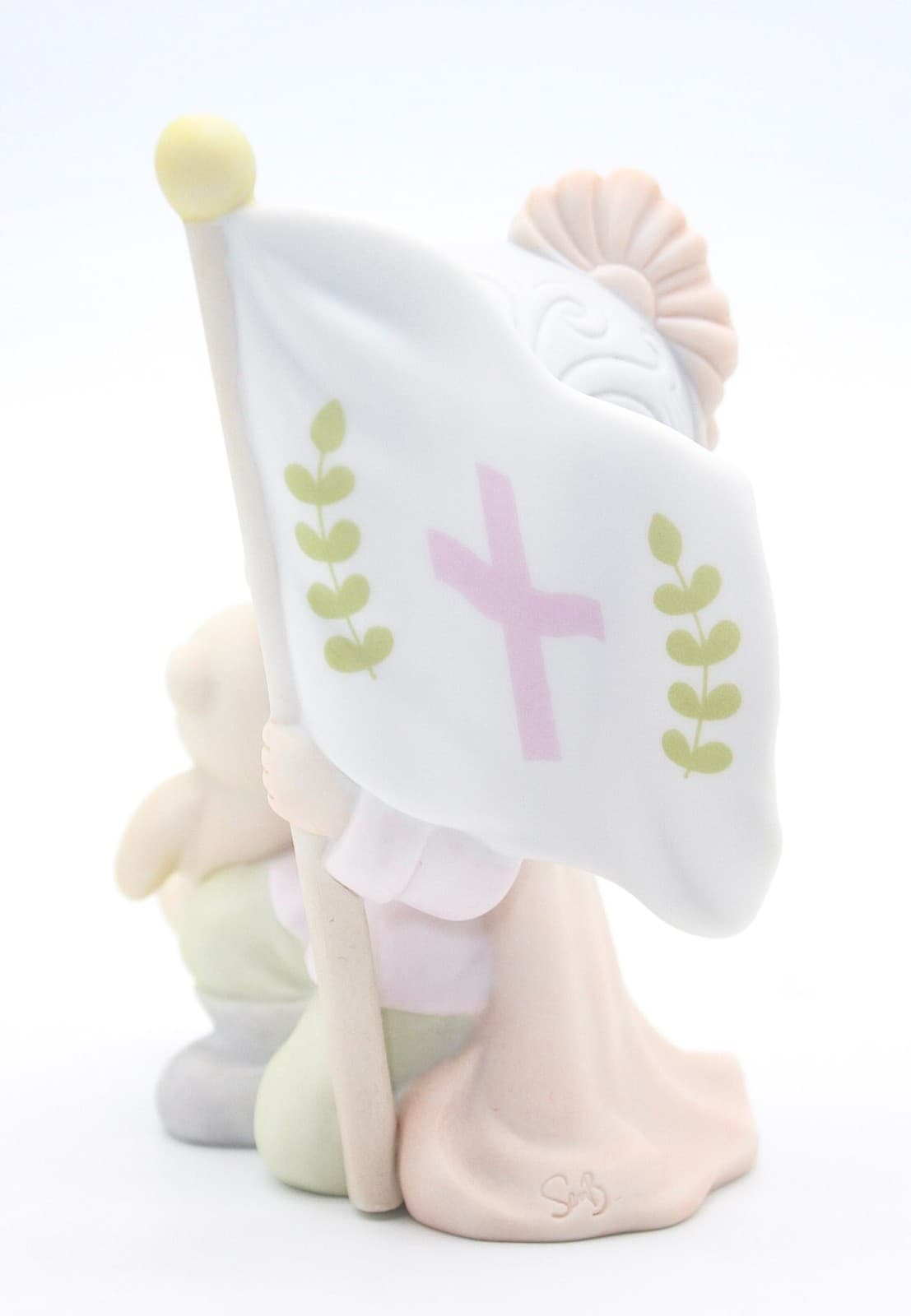 Precious Moments This Land Is Our Land Enesco Porcelain Figurine 1991 - Thumbnail 5