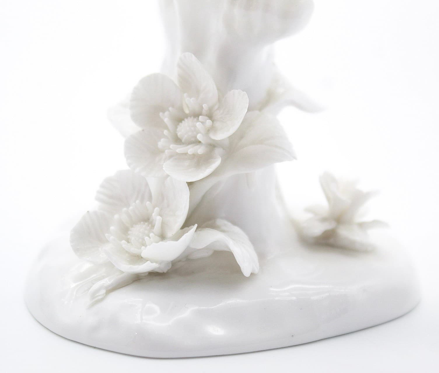 Vintage England J.T. Jones Crown Staffordshire Bone China White Bird Figurine - Thumbnail 3