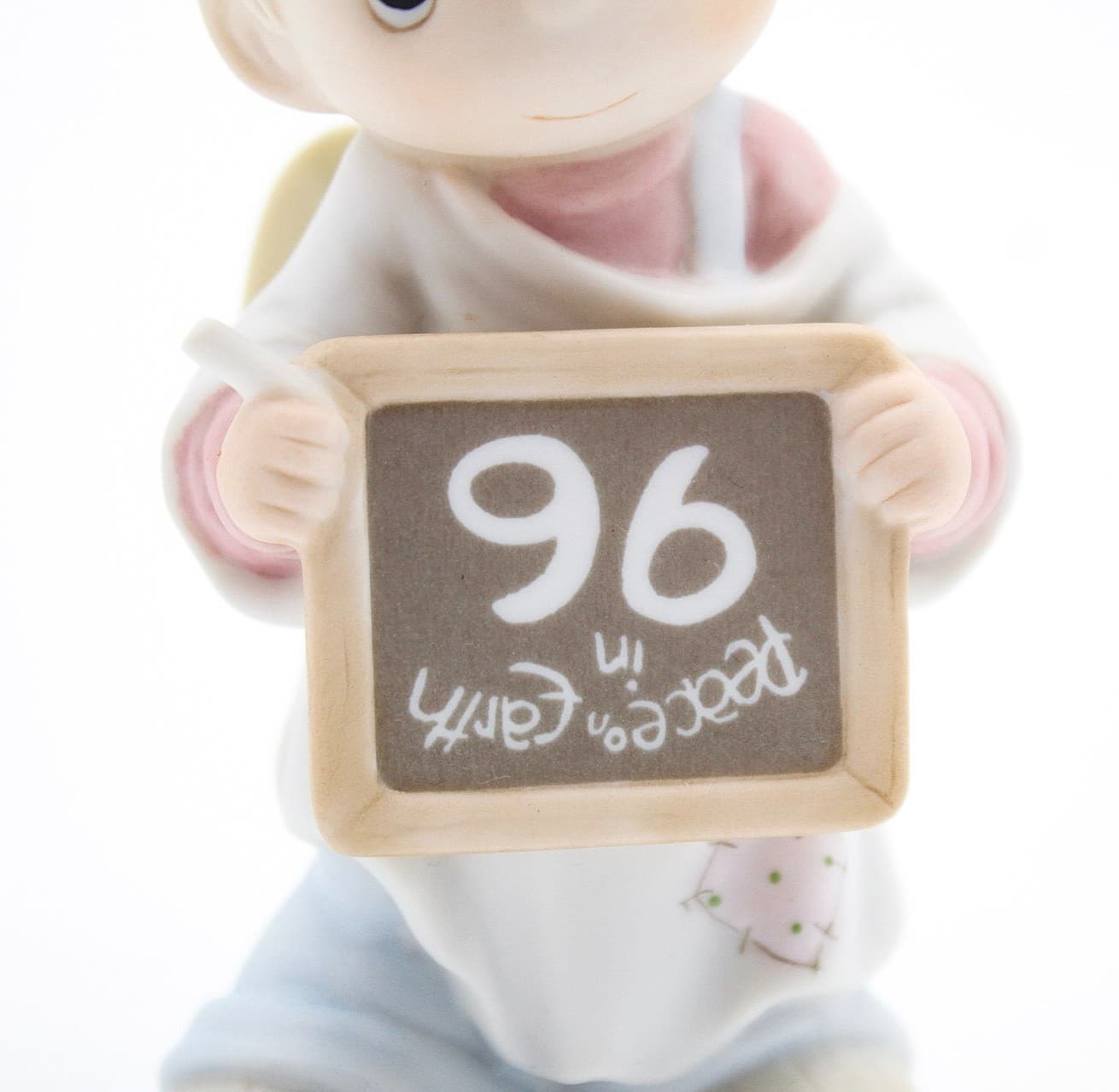 Precious Moments Peace On Earth....Anyway Enesco Porcelain Figurine 1996 - Thumbnail 3
