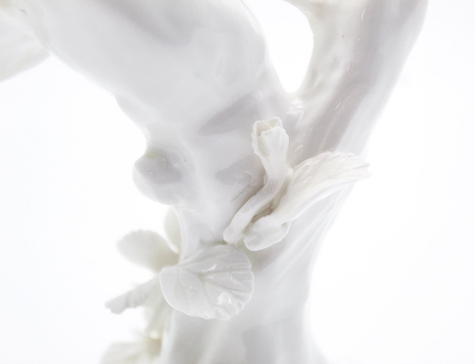 Vintage England J.T. Jones Crown Staffordshire Bone China White Bird Figurine - Thumbnail 7