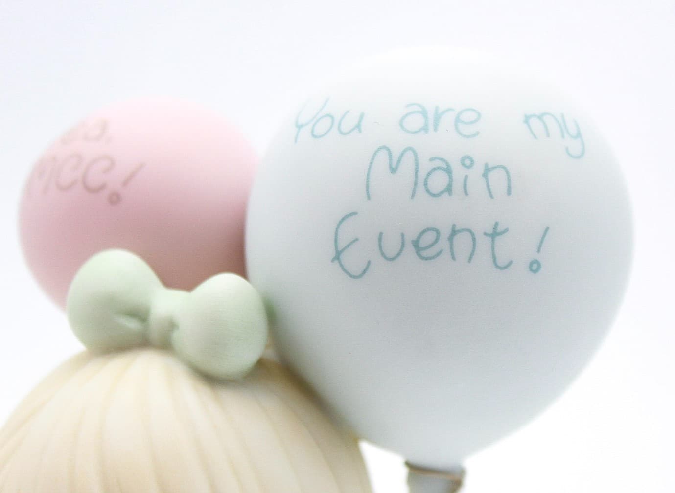 Precious Moments You Are My Main Event Enesco Porcelain Figurine 1987 - Thumbnail 3