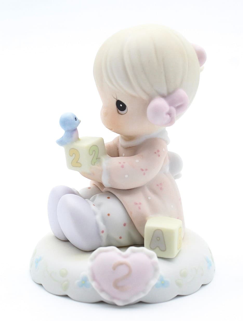 Precious Moments Growing In Grace Age 2 Enesco Porcelain Figurine 1994 - Thumbnail 8
