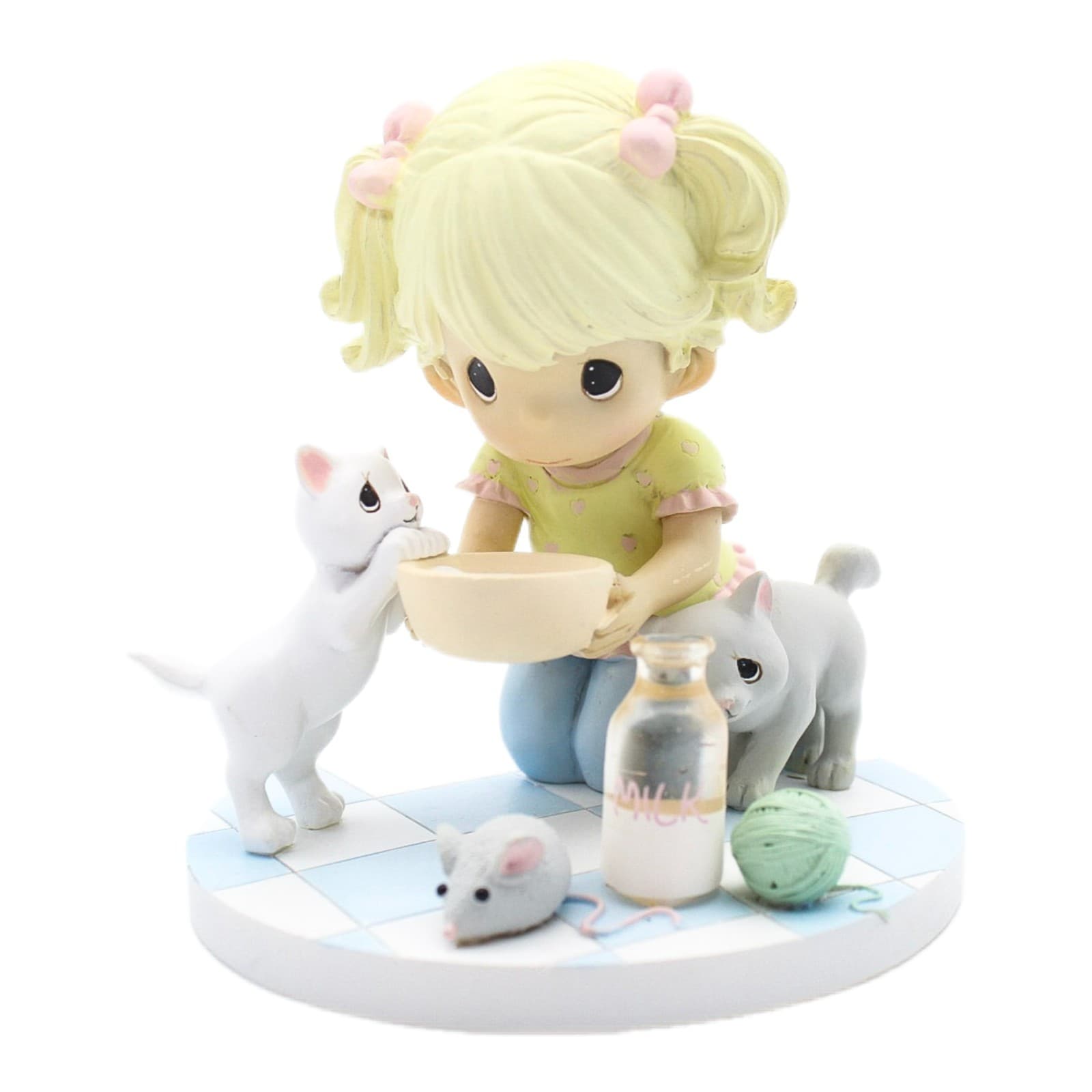 Precious Moments My Heart Is Covered In Pawprints Enesco Porcelain Figurine 2010 - Image 1