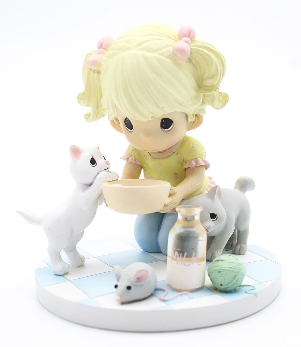Precious Moments My Heart Is Covered In Pawprints Enesco Porcelain Figurine 2010 - Thumbnail 10
