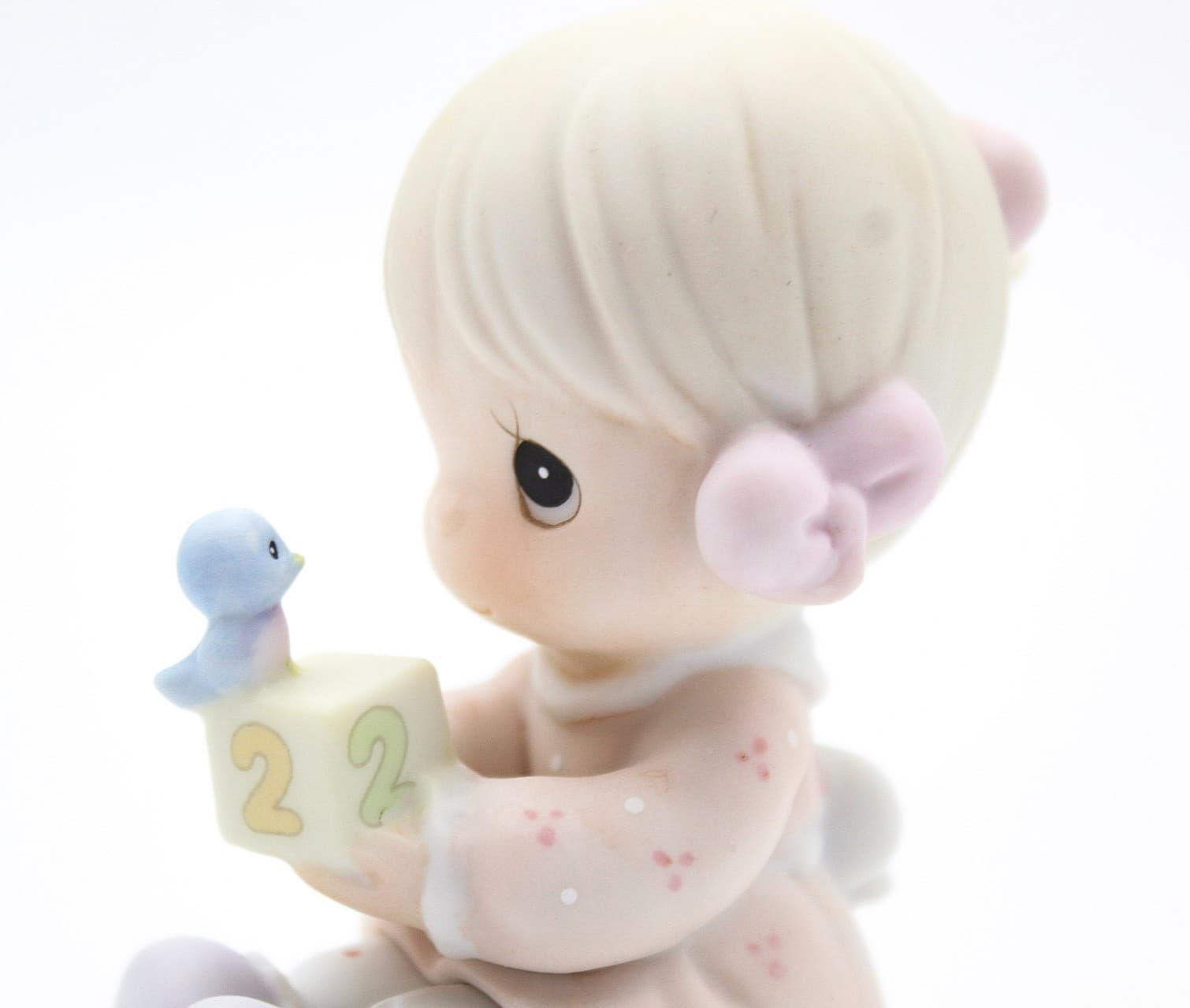 Precious Moments Growing In Grace Age 2 Enesco Porcelain Figurine 1994 - Thumbnail 2