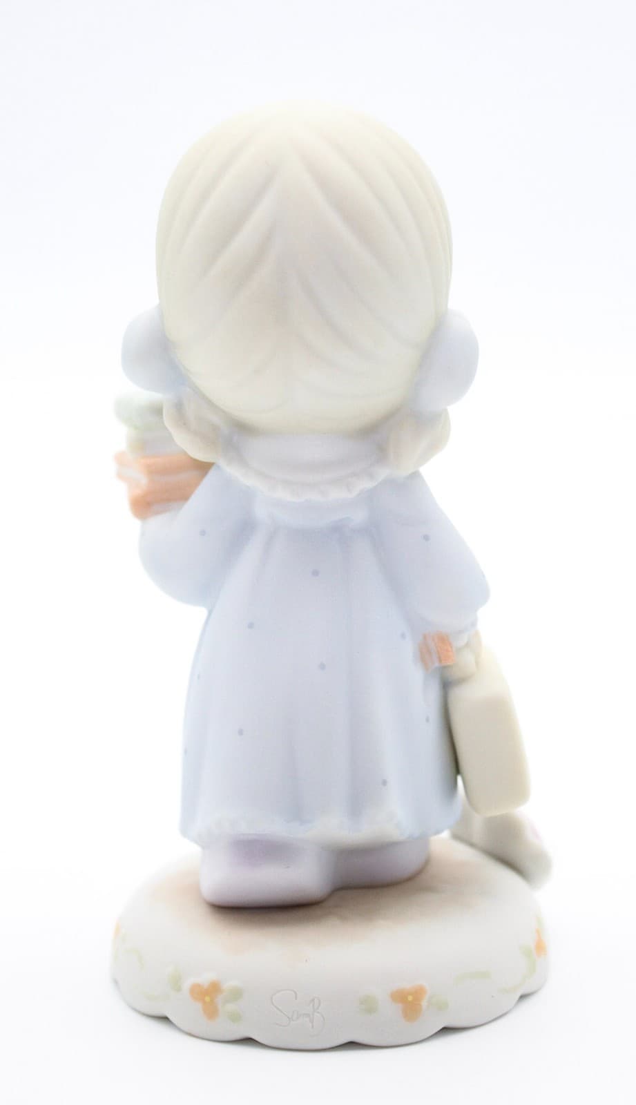 Precious Moments Growing In Grace Age 5 Enesco Porcelain Figurine 1994 - Thumbnail 5