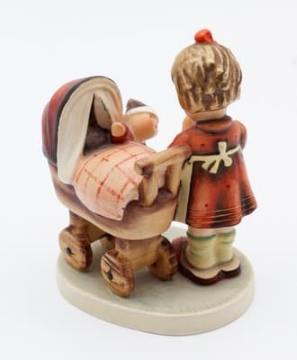 Hummel Goebel Doll Mother West Germany Vintage Porcelain Figurine TMK3 - Thumbnail 4