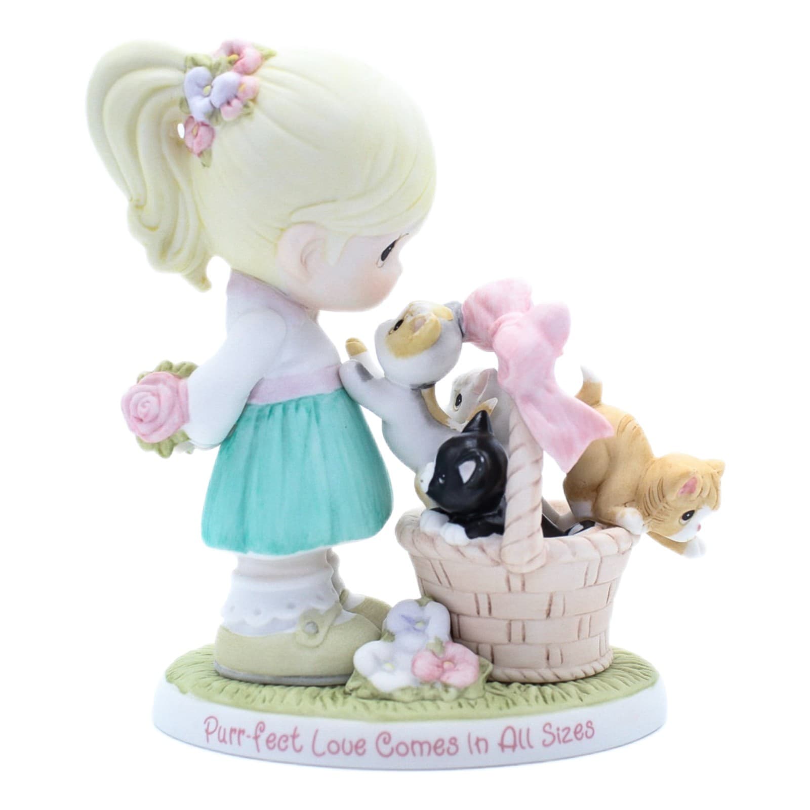 Precious Moments Purr-fect Love Comes In All Sizes Porcelain Figurine 2014 - Image 1