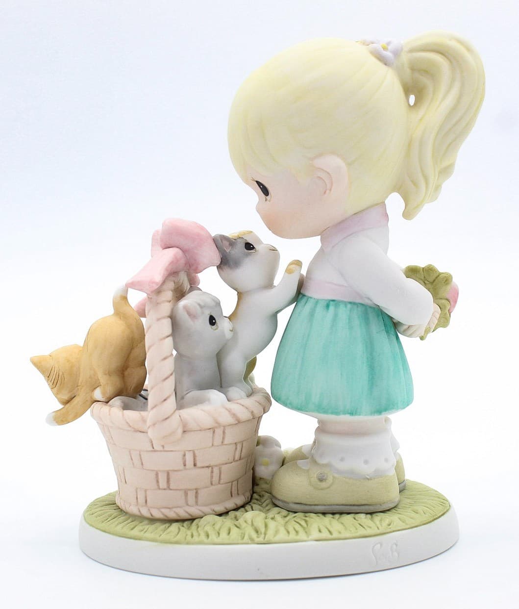 Precious Moments Purr-fect Love Comes In All Sizes Porcelain Figurine 2014 - Thumbnail 5