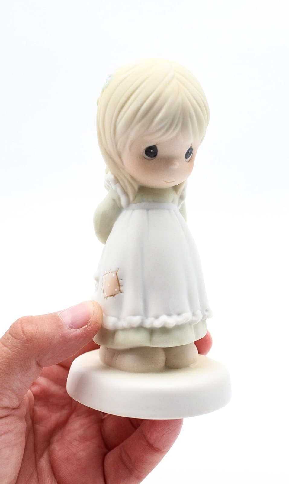 Precious Moments God Is Love Dear Valentine Enesco Porcelain Figurine 1989 - Thumbnail 5