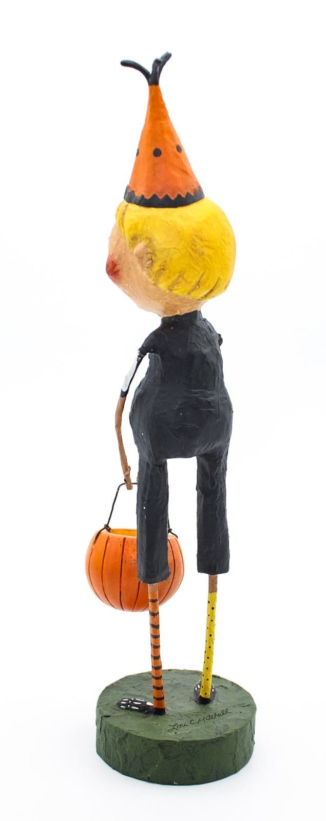 Lori Mitchel Funny Bones Folk Art Artisan Whimsical Halloween Decor Figurine - Thumbnail 7