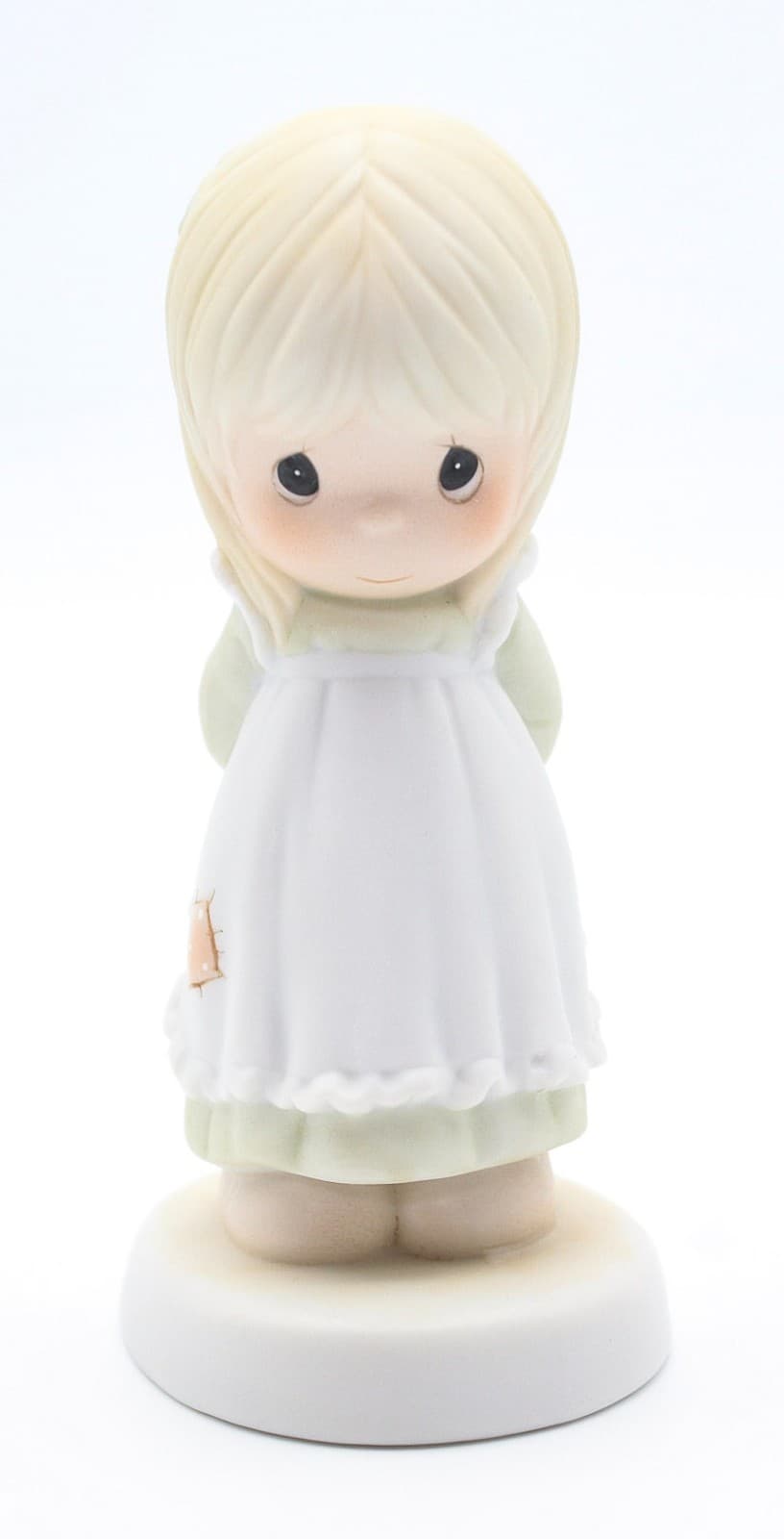 Precious Moments God Is Love Dear Valentine Enesco Porcelain Figurine 1989 - Thumbnail 2