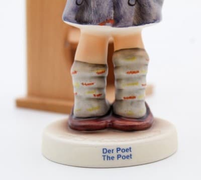 Hummel Goebel The Poet West Germany Vintage Porcelain Figurine TMK7 In Box - Thumbnail 8