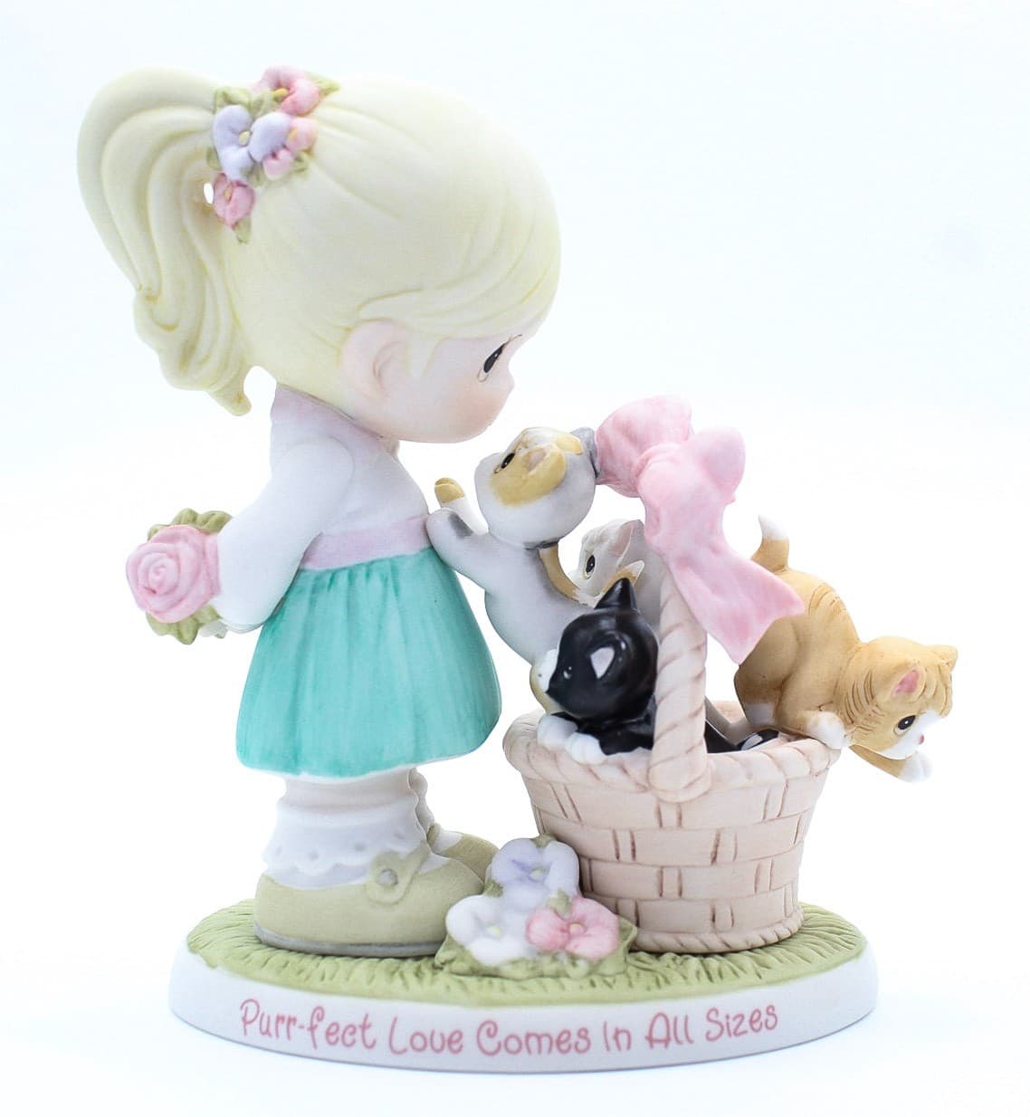 Precious Moments Purr-fect Love Comes In All Sizes Porcelain Figurine 2014 - Thumbnail 10