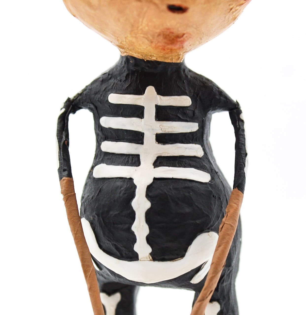 Lori Mitchel Funny Bones Folk Art Artisan Whimsical Halloween Decor Figurine - Thumbnail 3