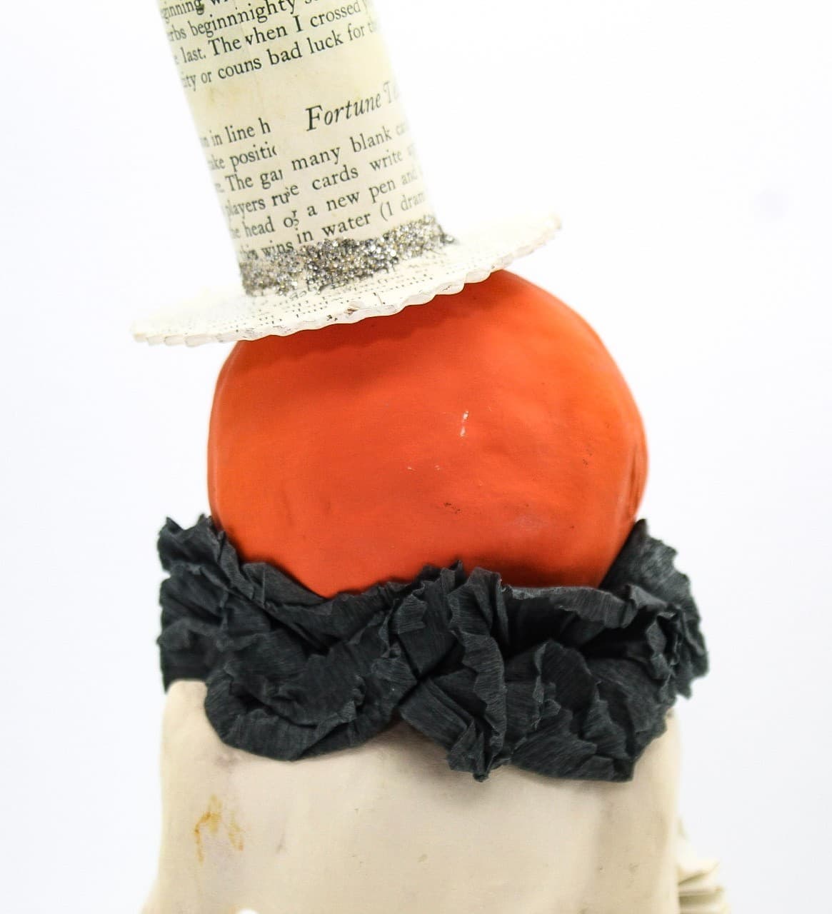 Bethany Lowe Queen Of Halloween Dee Foust Paper Mache Pumpkin Figure - Thumbnail 6