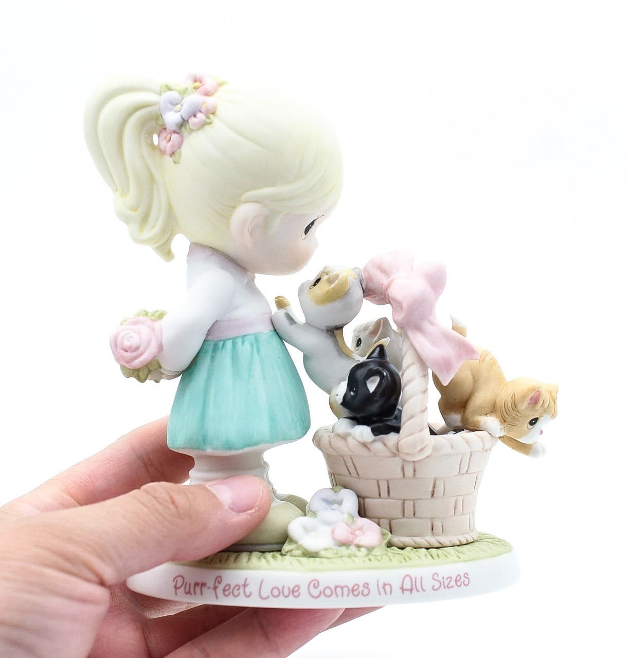 Precious Moments Purr-fect Love Comes In All Sizes Porcelain Figurine 2014 - Thumbnail 9