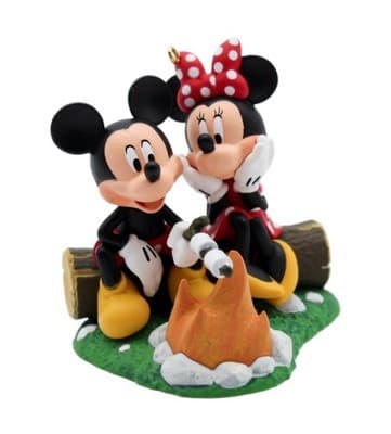 Hallmark Keepsake 2019 Fireside Friends Mickey & Minnie Christmas Ornament New - Image 1