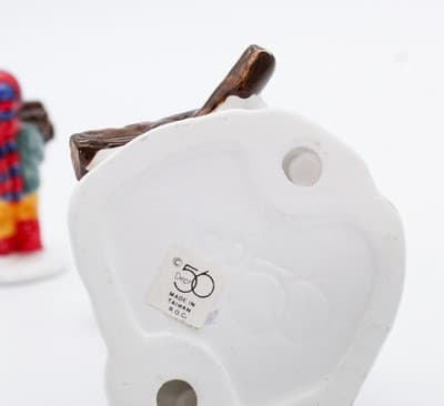 Department 56 Woodsman And Boy Hand Painted Porcelain Snow Village Accessory 2pc - Thumbnail 5