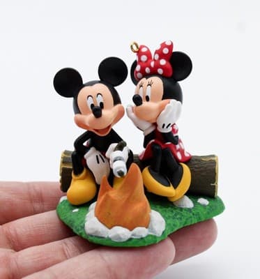 Hallmark Keepsake 2019 Fireside Friends Mickey & Minnie Christmas Ornament New - Thumbnail 4