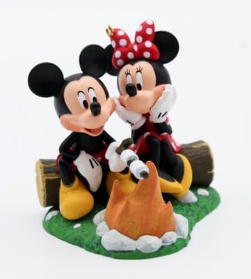 Hallmark Keepsake 2019 Fireside Friends Mickey & Minnie Christmas Ornament New - Thumbnail 9