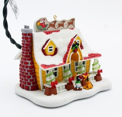 Hallmark Keepsake 2008 Deck The House! Mickey & Pluto Christmas Ornament New - Thumbnail 5