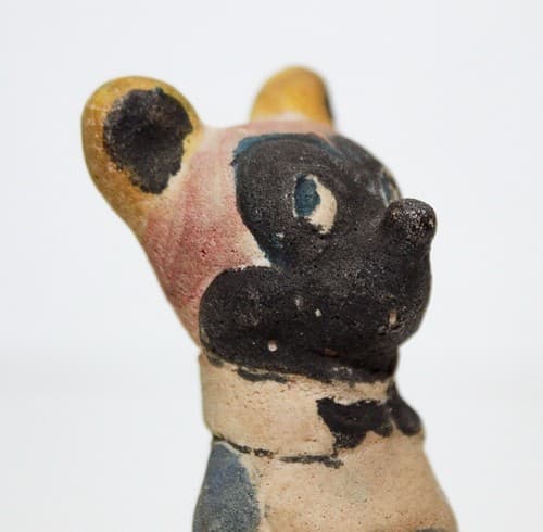 Early Vintage Hand Painted Walt Disney Mickey Mouse Composition Small Figurine - Thumbnail 2